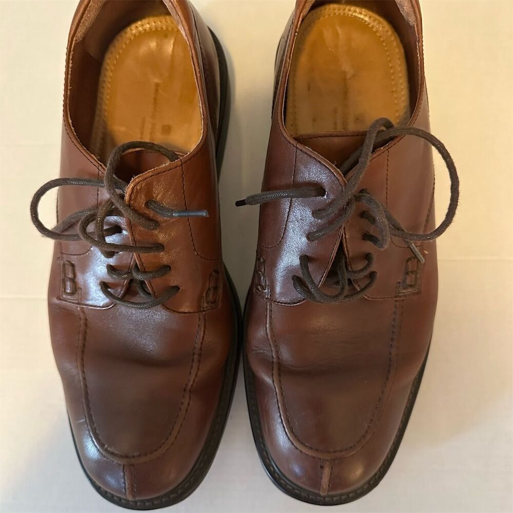 Florsheim Men's Brown Leather Lace-Up Oxford Dress Shoes Size 10M